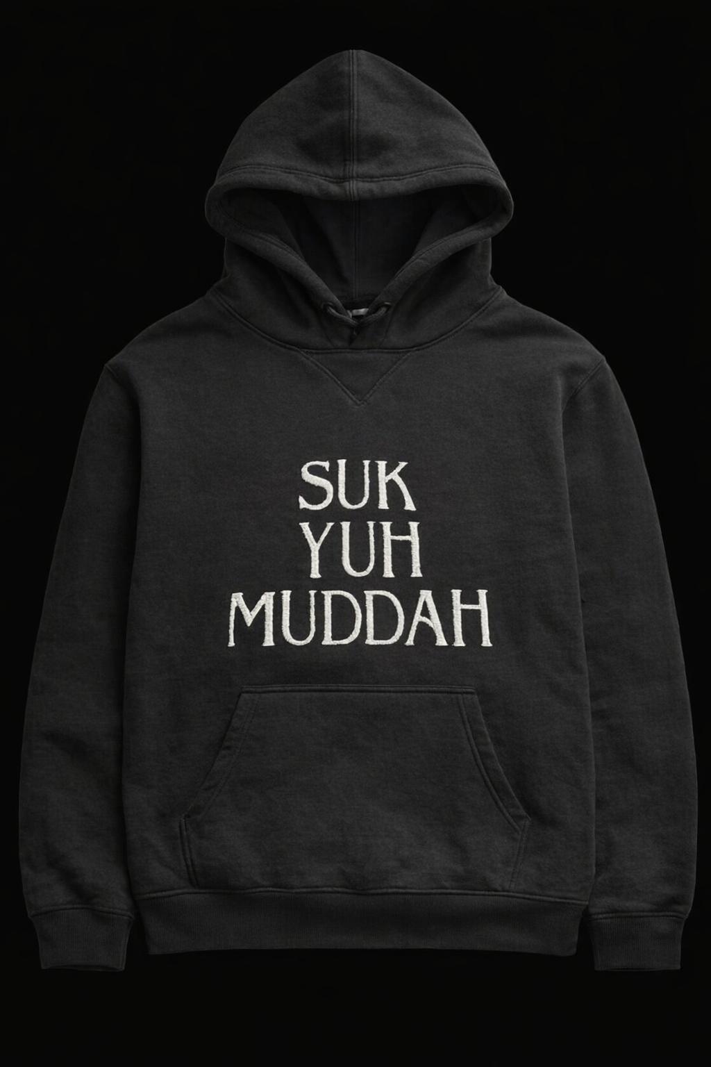 "SYM" Black Hoodie - Wear The Attitude. Respect The Roots.